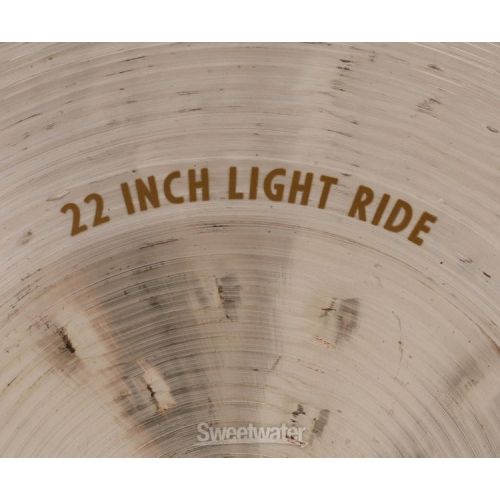  Meinl Cymbals Byzance Foundry Reserve Light Ride Cymbal - 22 inch