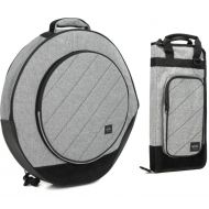 Meinl Cymbals Classic Woven 22-inch Cymbal Bag and Stick Bag - Heather Gray