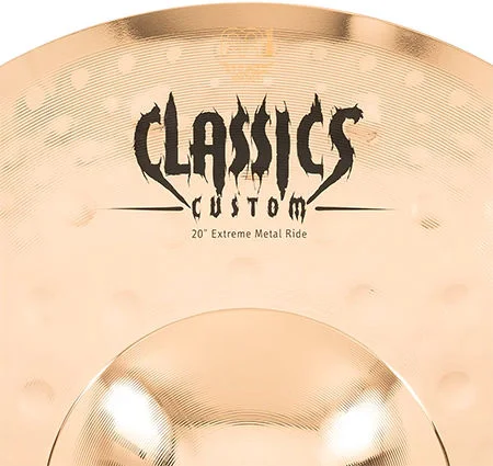  Meinl Cymbals 20 inch Classics Custom Brilliant Extreme Metal Ride Cymbal