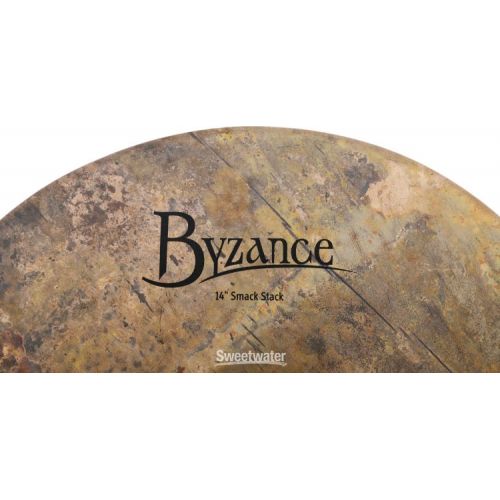  Meinl Cymbals Byzance Vintage 10-inch/12-inch/14-inch Smack Stack Cymbals