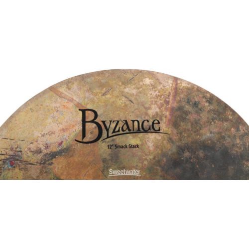  Meinl Cymbals Byzance Vintage 10-inch/12-inch/14-inch Smack Stack Cymbals