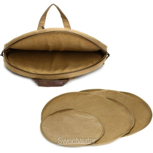  Meinl Cymbals Waxed Canvas Cymbal Bag - Khaki