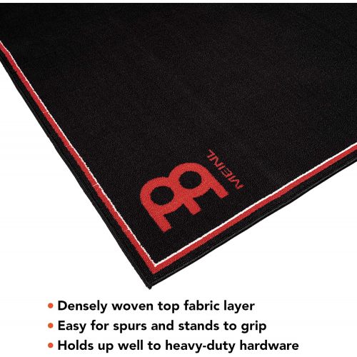  Meinl Cymbals MDR-BK Drum Rug, Black