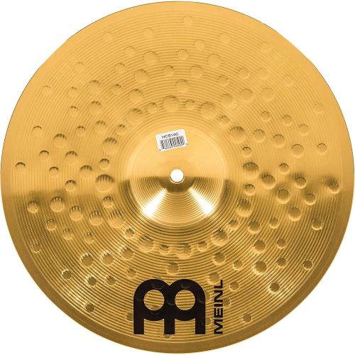  Meinl Cymbals Meinl 14” Crash Cymbal  HCS Traditional Finish Brass for Drum Set, Made In Germany, 2-YEAR WARRANTY (HCS14C)