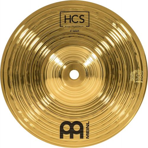  Meinl Cymbals Meinl 8” Splash Cymbal  HCS Traditional Finish Brass for Drum Set, Made In Germany, 2-YEAR WARRANTY (HCS8S)