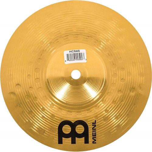  Meinl Cymbals Meinl 8” Splash Cymbal  HCS Traditional Finish Brass for Drum Set, Made In Germany, 2-YEAR WARRANTY (HCS8S)