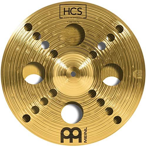  Meinl Cymbals Meinl 14 Trash Stack Cymbal Pair with Holes - HCS Traditional Finish Brass for Drum Set, Made In Germany, 2-YEAR WARRANTY (HCS14TRS)