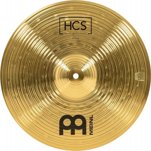  [아마존베스트]Meinl Percussion 14” Crash Cymbal  HCS Traditional Finish Brass for Drum Set Use, Made In Germany, 2-YEAR WARRANTY (HCS14C)