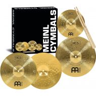 [아마존베스트]Meinl Cymbal Set Box Pack with 13 Hihats, 14 Crash, Plus Free 10 Splash, Sticks, and Lessons TWO-YEAR WARRANTY, (HCS1314-10S)