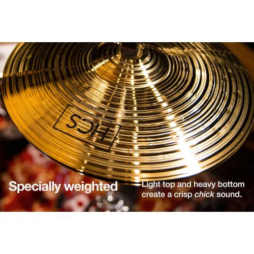  [아마존베스트]Meinl Cymbals Meinl 13” Hihat (Hi Hat) Cymbal Pair  HCS Traditional Finish Brass for Drum Set, Made In Germany, 2-YEAR WARRANTY (HCS13H)