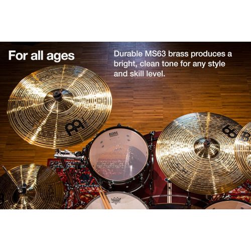  [아마존베스트]Meinl Cymbals Meinl 18 Crash/Ride Cymbal - HCS Traditional Finish Brass for Drum Set, Made in Germany, 2-YEAR WARRANTY (HCS18CR)