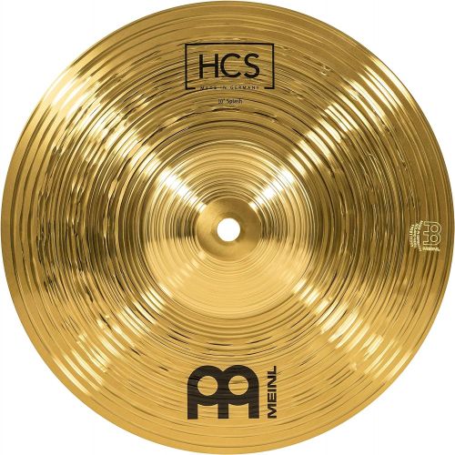  [아마존베스트]Meinl Cymbals 10” Splash Cymbal  HCS Traditional Finish Brass for Drum Set, Made In Germany, 2-YEAR WARRANTY (HCS10S)