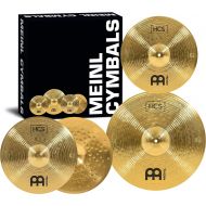 [아마존베스트]Meinl Cymbal Set Box Pack with 14” Hihats, 18” Crash/Ride, Plus a FREE 14” Crash  HCS Traditional Finish Brass  Made In Germany, TWO-YEAR WARRANTY (HCS1418+14C)