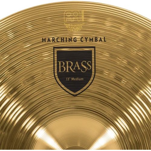  [아마존베스트]Meinl Cymbals Meinl 13 inch Brass Medium Pair Marching Cymbals