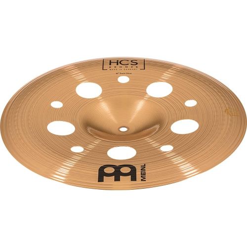  [아마존베스트]Meinl Cymbals 40.6 cm (16 Inch) Trash China with Holes - HCS Traditional Finish Bronze for Drum Set - Made in Germany - 2 Year Warranty (HCSB16TRCH)