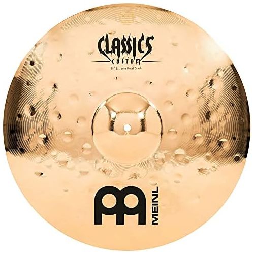  [아마존베스트]Meinl Cymbals Meinl Classics Custom 18 inch Brilliant Extreme Metal Crash Cymbals