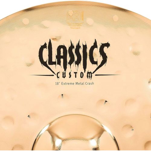  [아마존베스트]Meinl Cymbals Meinl Classics Custom 18 inch Brilliant Extreme Metal Crash Cymbals