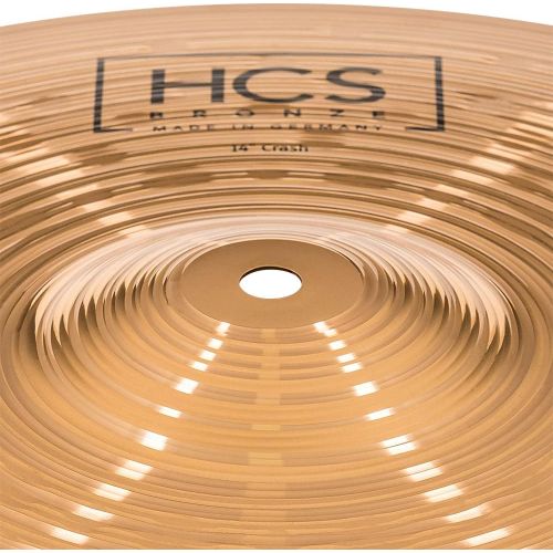  [아마존베스트]Meinl Cymbals HCSB14C Crash HCS Traditional Finish Bronze Drum Set Made in Germany