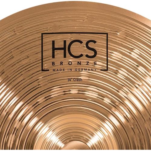  [아마존베스트]Meinl Cymbals HCSB14C Crash HCS Traditional Finish Bronze Drum Set Made in Germany