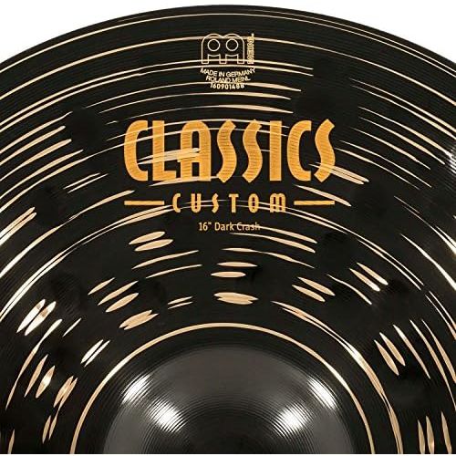  [아마존베스트]Meinl Cymbals CC16DAC Dark Classics Custom 16 Inch (40.6 CM) Crash cymbal