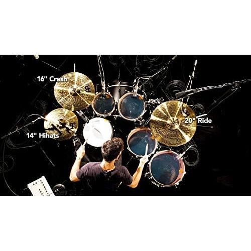  [아마존베스트]Meinl Cymbals Meinl HCS Cymbal Set Up 14-inch Hihat 16-inch Crash 20-inch Ride