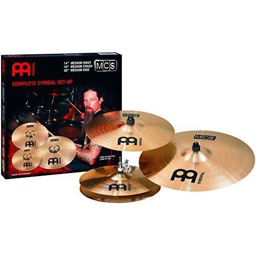  [아마존베스트]Meinl Cymbals Meinl MCS Complete 14 inch Hihat, 16 inch Crash and 20 inch Ride Cymbal Set