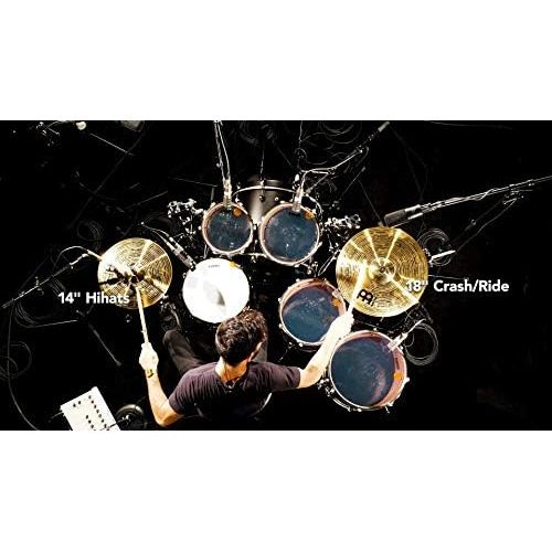  [아마존베스트]Meinl Cymbals Meinl HCS Cymbal Set Up 14-inch Hihat 18-inch Crash / Ride