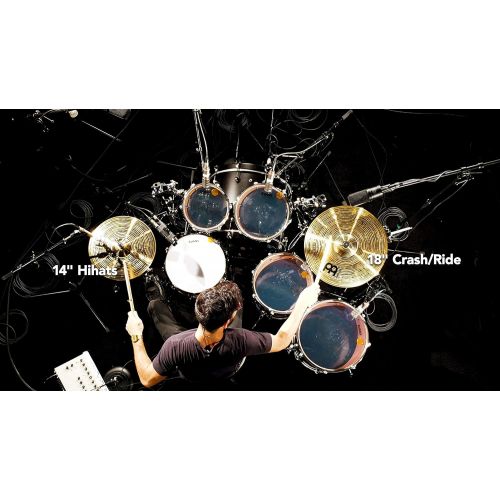  [아마존베스트]Meinl Cymbals Meinl HCS Cymbal Set Up 14-inch Hihat 18-inch Crash / Ride