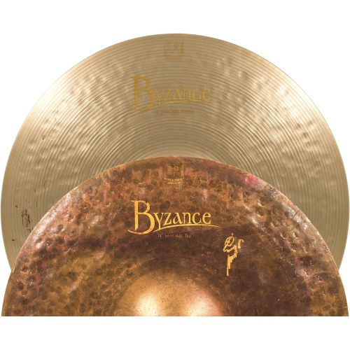  [아마존베스트]Meinl Cymbals Meinl Byzance 14 inch Vintage Sand Hihat Cymbals