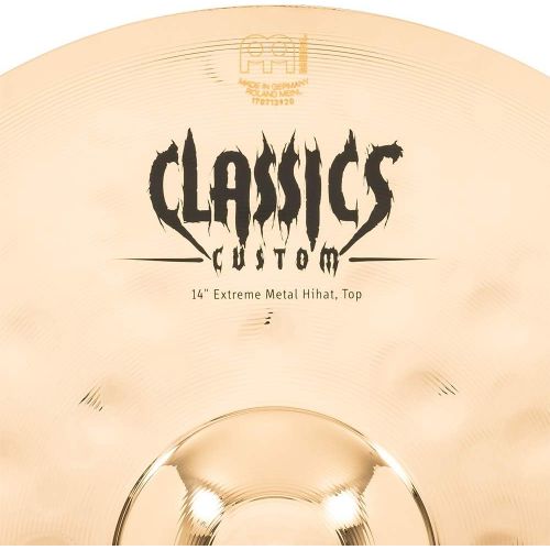  [아마존베스트]Meinl Cymbals Meinl Classics Custom 14 inch Brilliant Extreme Metal Hihat Cymbals