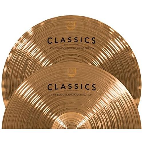  Meinl Cymbals Meinl Classics 14 inch Medium Soundwave Hihat Cymbals