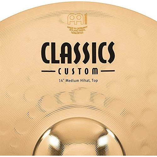  [아마존베스트]Meinl Cymbals Meinl Classics Custom 14 inch Brilliant Finish Medium Hihat Cymbal