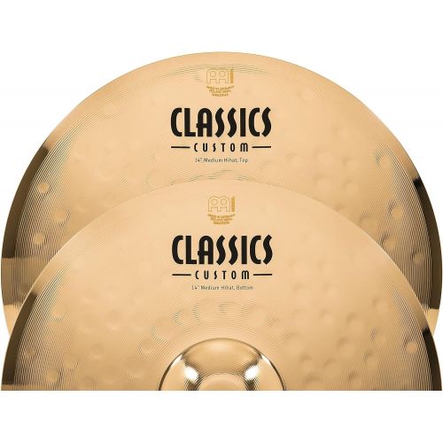  [아마존베스트]Meinl Cymbals Meinl Classics Custom 14 inch Brilliant Finish Medium Hihat Cymbal