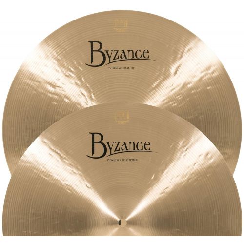  Meinl Cymbals B15MH Byzance 15-Inch Traditional Medium Hi-Hat Cymbal Pair (VIDEO)