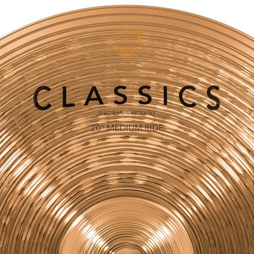  Meinl Cymbals Meinl 20 Medium Ride Cymbal - Classics Traditional - Made in Germany, 2-YEAR WARRANTY (C20MR)