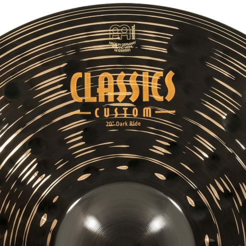  Meinl Cymbals Meinl 20 Ride Cymbal - Classics Custom Dark - Made in Germany, 2-YEAR WARRANTY (CC20DAR)