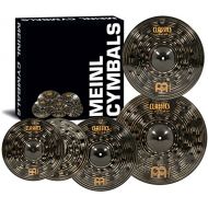 Meinl Cymbals Meinl Cymbal Set Box Pack with 14” Hihats, 20” Ride, 16” Crash, Plus a FREE 18” Crash  Classics Custom Dark  Made In Germany, TWO-YEAR WARRANY (CCD460+18)