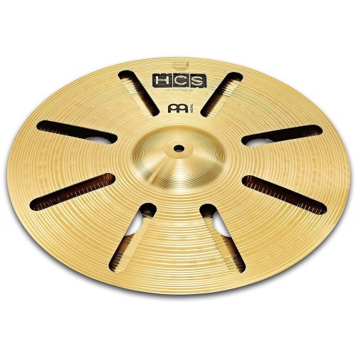  Meinl Cymbals Meinl 14 Trash Stack Cymbal Pair with Holes - HCS Traditional Finish Brass for Drum Set, Made In Germany, 2-YEAR WARRANTY (HCS14TRS)