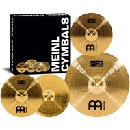 Meinl Cymbals Meinl Cymbal Set Box Pack with 14” Hihats, 18” CrashRide, Plus a FREE 14” Crash  HCS Traditional Finish Brass  Made In Germany, TWO-YEAR WARRANTY (HCS1418+14C)