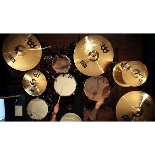  Meinl Cymbals HCS-FX HCS Cymbal Box Set Effects Pack with 10 Splash, 12 China, Plus a FREE Cymbal Stacker (VIDEO)