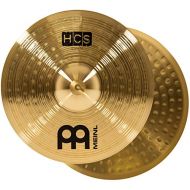 Meinl Cymbals Meinl 13” Hihat (Hi Hat) Cymbal Pair  HCS Traditional Finish Brass for Drum Set, Made In Germany, 2-YEAR WARRANTY (HCS13H)