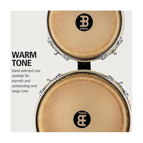  Meinl Percussion WB500AMB Free Ride Series Woodcraft Bongos, Antique Mahogany Burst