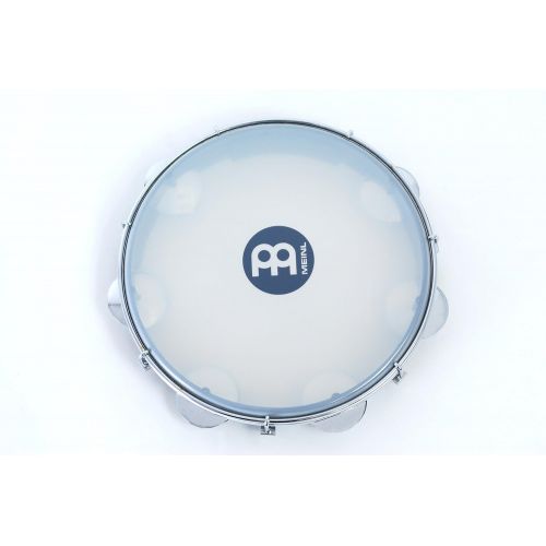  Meinl Percussion PA10ABS-BK 10-Inch ABS Plastic Pandeiro with Synthetic Head, Black