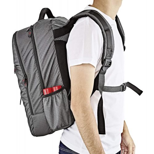  Meinl Percussion Backpack in Carbon Grey - Equipped with Multiple Pockets for Storing Accessories, Shouler Straps and Strong Carrying Grip TMPBP