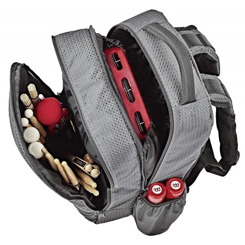  Meinl Percussion Backpack in Carbon Grey - Equipped with Multiple Pockets for Storing Accessories, Shouler Straps and Strong Carrying Grip TMPBP