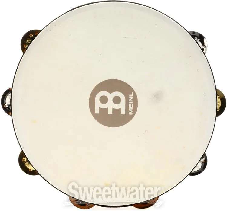  Meinl Percussion Recording-Combo Wood Tambourine - Double Row with Head