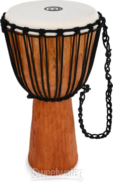  Meinl Percussion Rope Tuned Headliner Series Wood Djembe - 12 inch - Nile