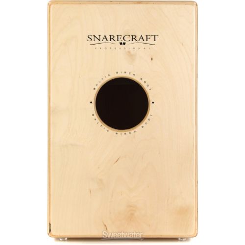  Meinl Percussion Snarecraft Professional Series Cajon - Walnut Frontplate Demo