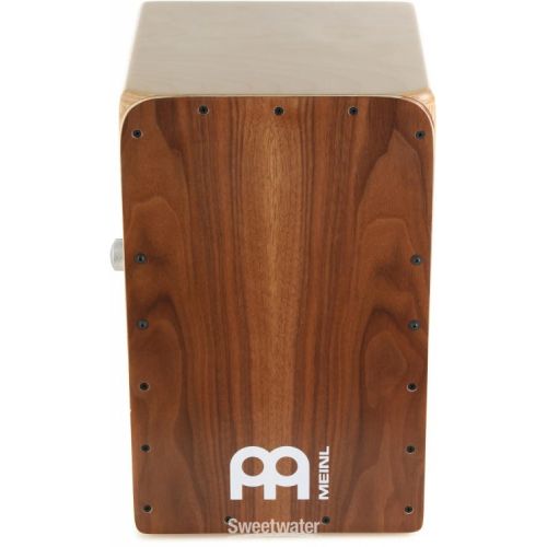  Meinl Percussion Snarecraft Professional Series Cajon - Walnut Frontplate Demo