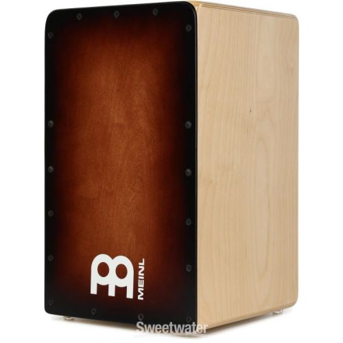  Meinl Percussion Woodcraft Series Cajon - Espresso Burst Frontplate